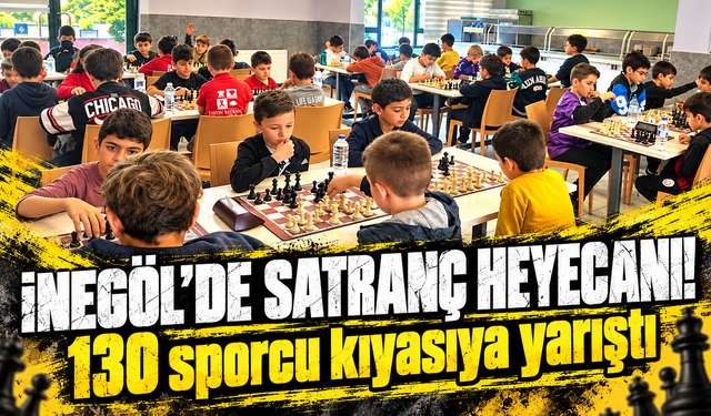 İnegöl’de Satranç Heyecanı! 130 Sporcu Kıyasıya Yarıştı