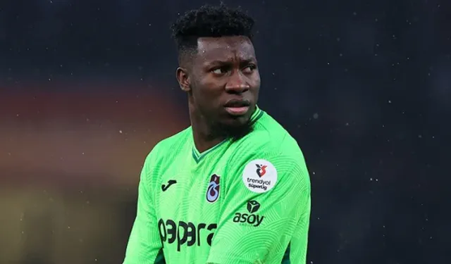 Trabzonspor'un Kamerunlu kalecisi Andre Onana kaza yaptı