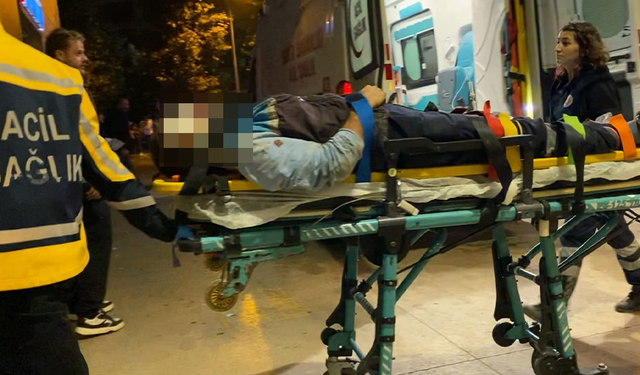 Bursa İnegöl'de otomobil ile motosiklet çarpıştı