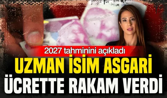2027 tahminini açıkladı! Uzman isim asgari ücrette rakam verdi
