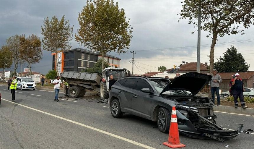 Düzce Zonguldak yolunda kaza: 6 yaralı