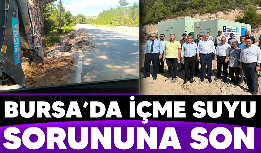 Bursa 'da su için tanker beklemeye son
