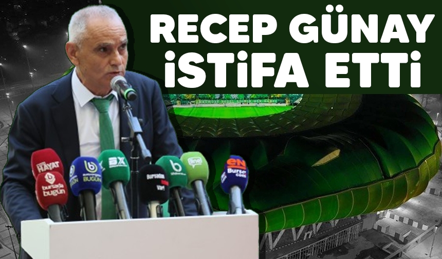 Recep Günay istifa mektubunu bırakıp gitti!