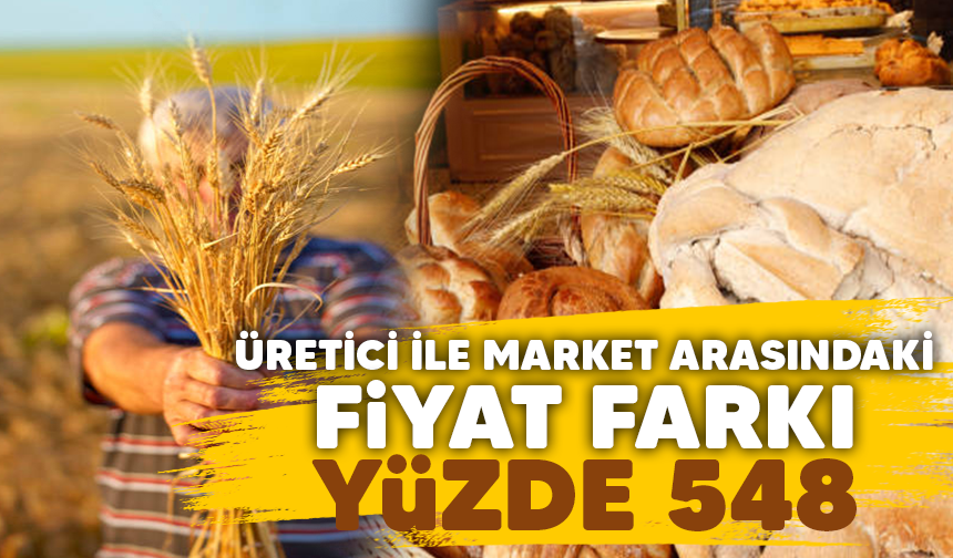 ÜRETİCİ İLE MARKET ARASINDAKİ FİYAT FARKI YÜZDE 548