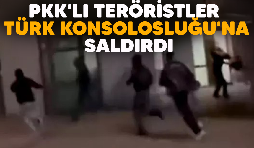 PKK yandaşlarından Hannover Başkonsolosluğuna saldırı