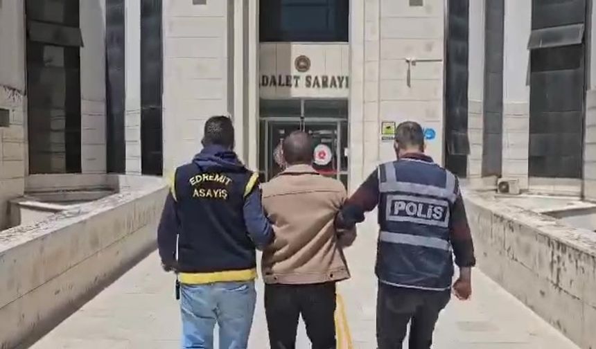 Balıkesir’de 13 yıl 52 ay 15 gün hapis cezası bulunan firari yakalandı