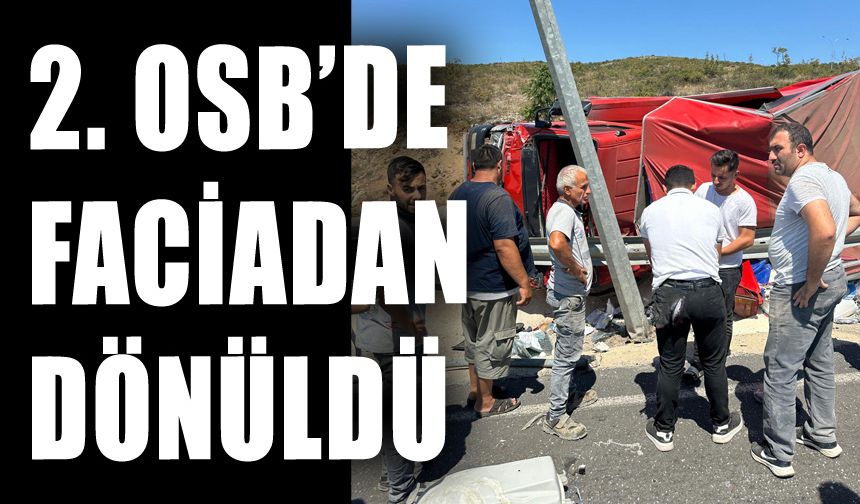 İNEGÖL'DE 2. OSB’DE FACİADAN DÖNÜLDÜ