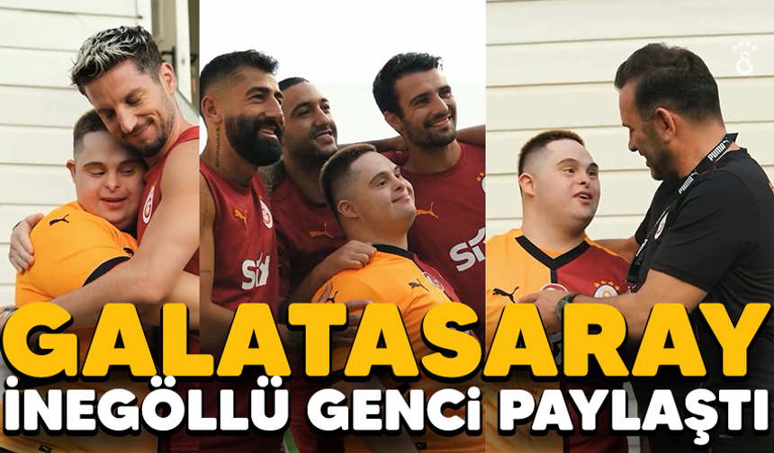 Galatasaray İnegöllü genci paylaştı