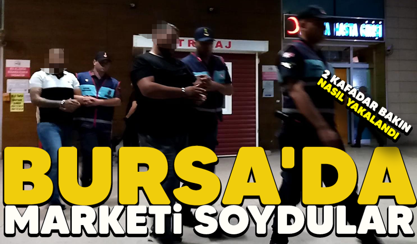 İnegöl'de marketi soydular 2 kafadar bakın nasıl yakalandı