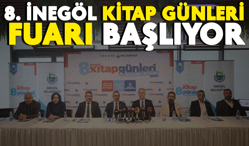 İnegöl 8. Kitap Günleri Fuarı Başlıyor