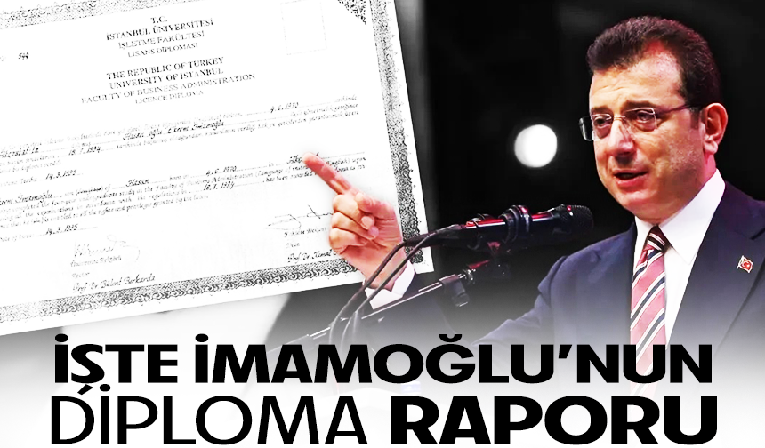 İstanbul Üniversitesinin "İmamoğlu" inceleme raporu ortaya çıktı