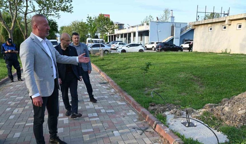 Atatürk Kültür Parkı aydınlatılıyor