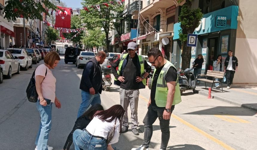 Bilecik’te kontrolden çıkan motosiklet devrildi, sürücüsü yaralandı