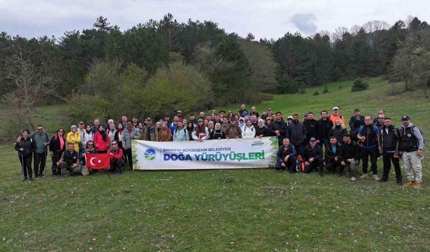 Sakarya Büyükşehir’in düzenlediği Doğa Yürüyüşleri başladı