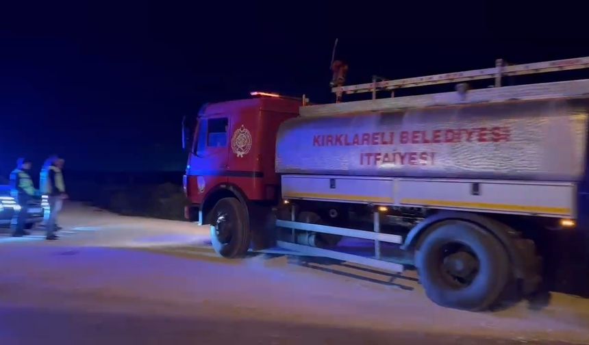 Tekirdağ’da doğalgaz arama kuyusunda gaz kaçağı