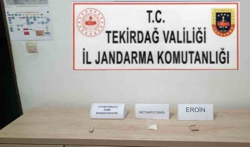 Tekirdağ’da jandarmadan uyuşturucu ve kaçak tütün operasyonları