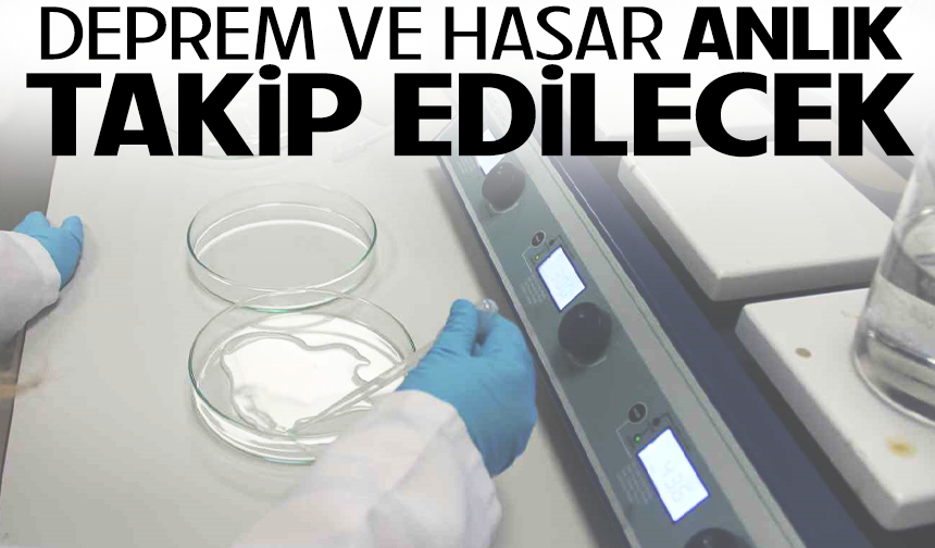 Bu sensörler sayesinde yapılardaki hareketler anlık takip edilecek