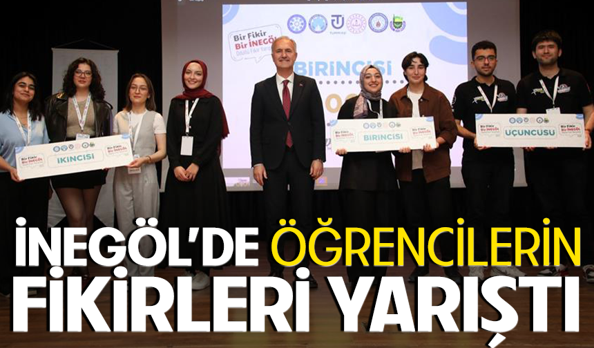 İnegöl’de Öğrencilerin Fikirleri Yarıştı