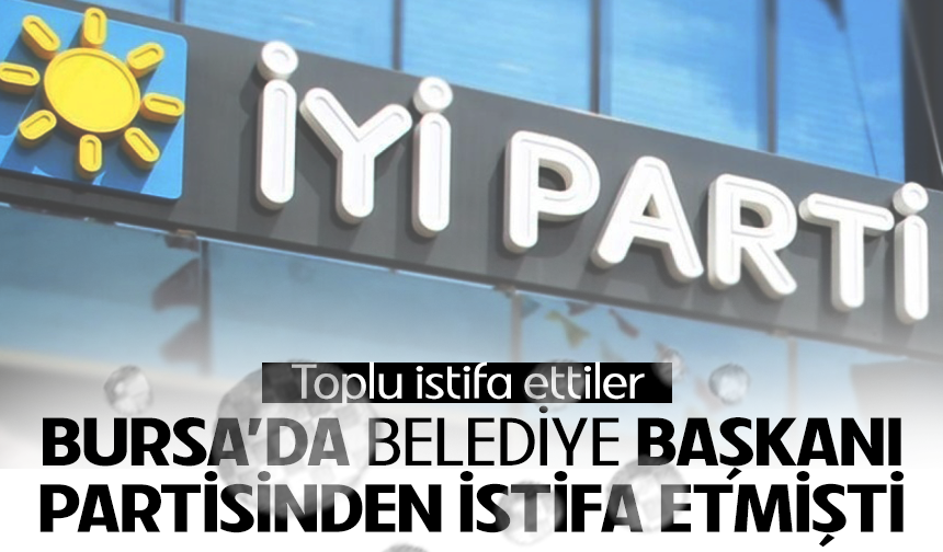 Bursa'da belediye başkanından sonra meclis üyeleri de istifa etti