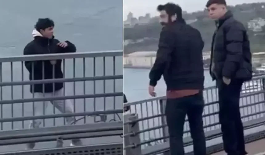 Köprüde intihara kalkışan genci Röportaj Adam ikna etti