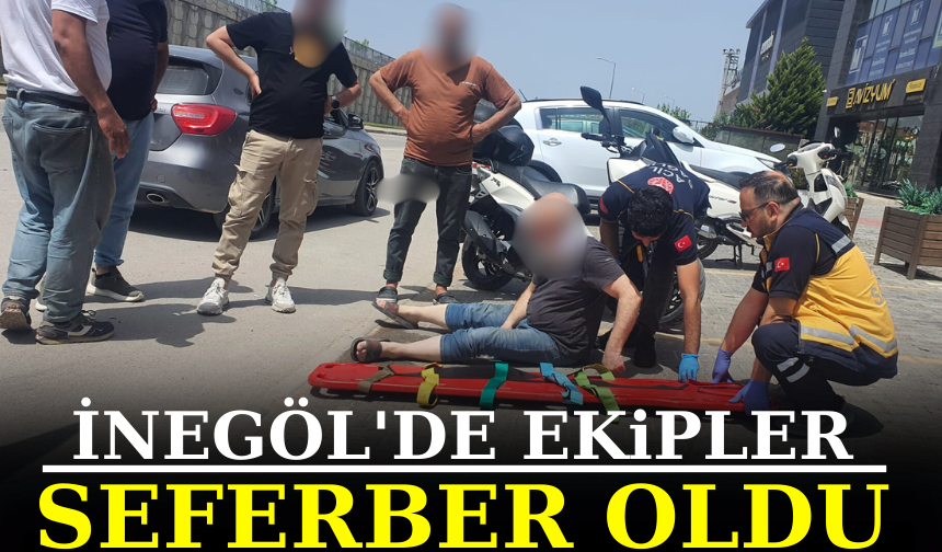 İnegöl'de ekipler seferber oldu