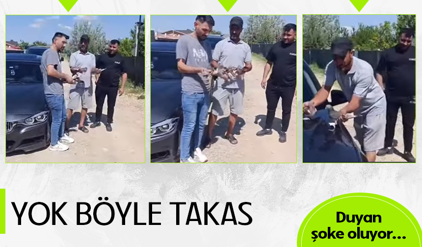 Yok böyle takas! Duyan şoke oluyor...