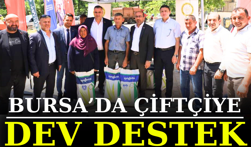 Bursa’da dağ ilçelerine silajlık mısır tohumu desteği