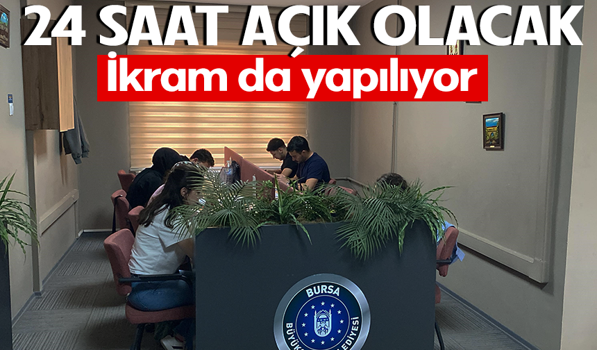 Bursa'da gençlik merkezleri 24 saat açık olacak