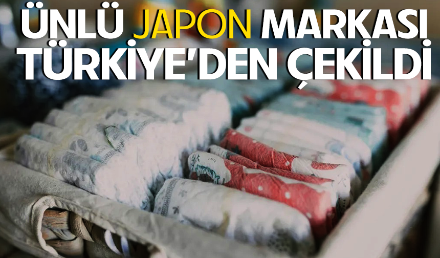 Ünlü bebek bezi markası, Türkiye pazarından çekildi