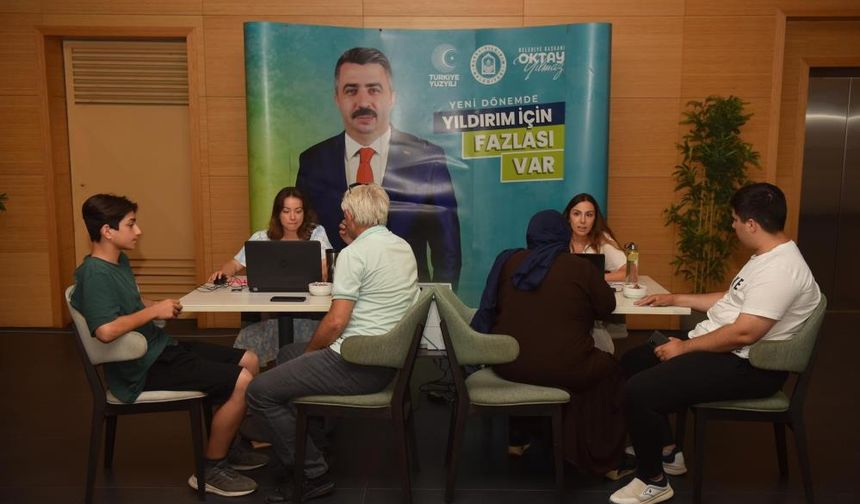 Yıldırım Belediyesi'nden tercih desteği