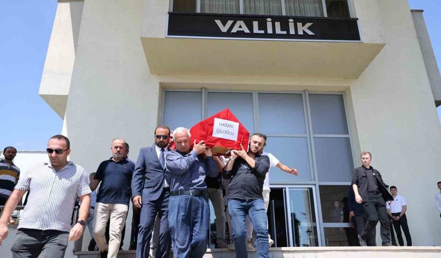 Hayatını kaybeden Yazı İşleri Müdürü için Valilik’te tören düzenlendi