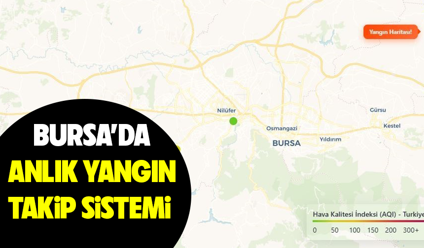 Büyükşehir’den yangın noktalarını anlık gösteren sistem