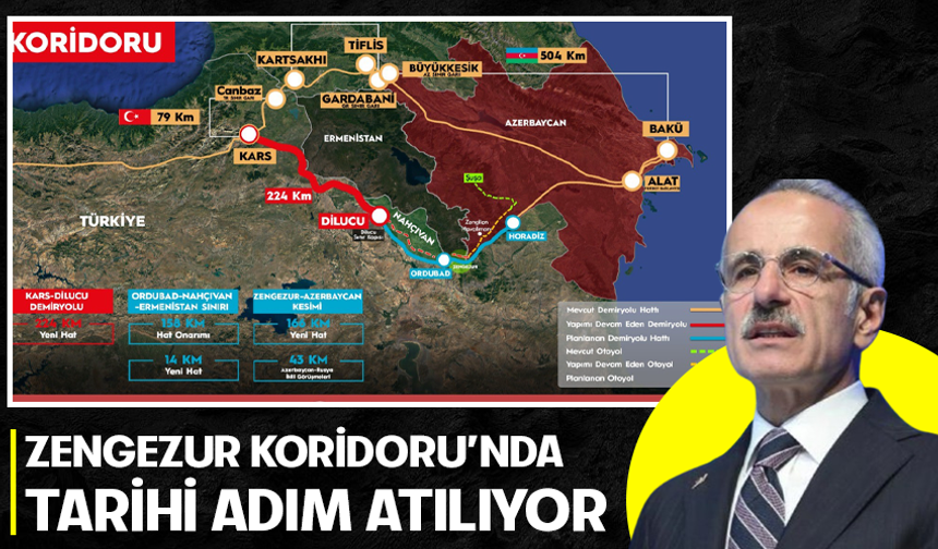 Bakan Uraloğlu duyurdu: Zengezur Koridoru için tarihi adım atılıyor