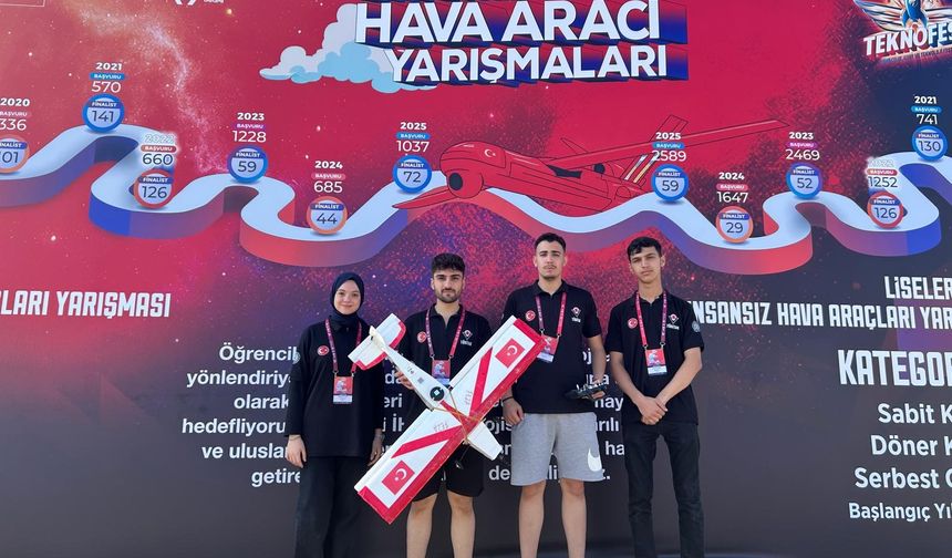 Bursa ekibi insansız hava yarışında 6.oldu