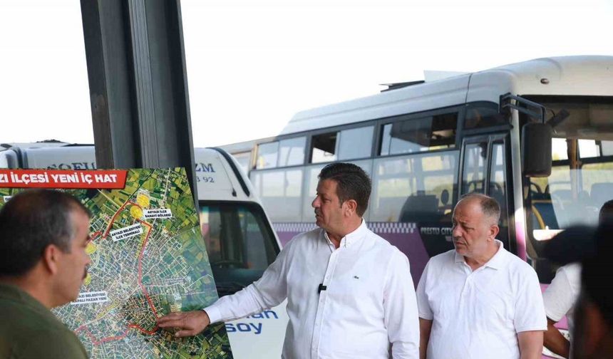 Akyazı’nın yeni minibüs hattında seferler başladı