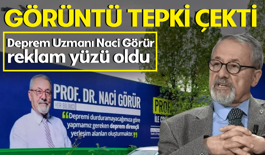 Görüntüler tepki çekti! Naci Görür o firmanın reklamında yer aldı