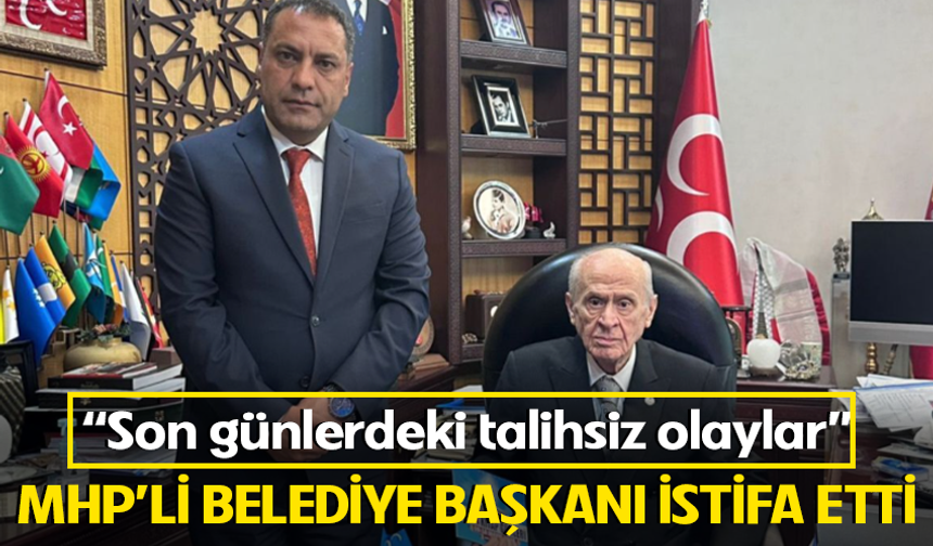 Sorgun Belediye Başkanı Mustafa Erkut Ekinci, MHP'den istifa etti