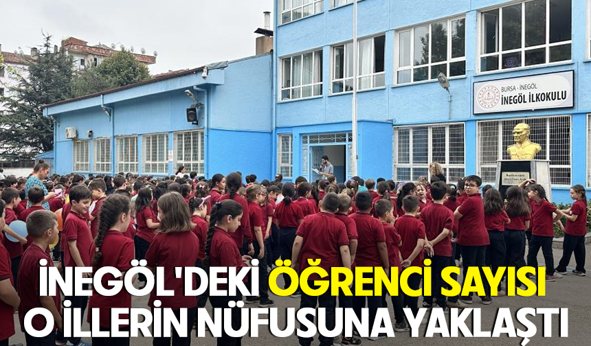 İnegöl’de toplam kaç öğrenci var?