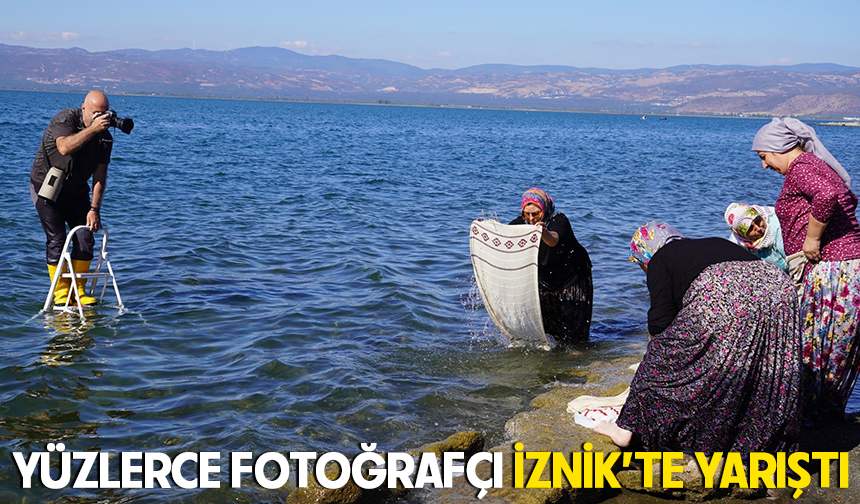 Yüzlerce fotoğrafçı Bursa İznik’te yarıştı