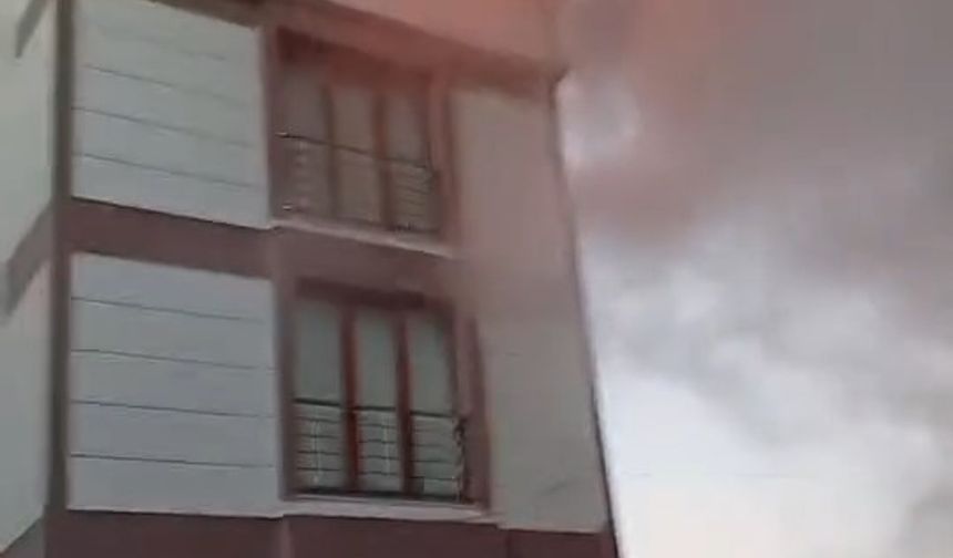 Biga’da ev yangını