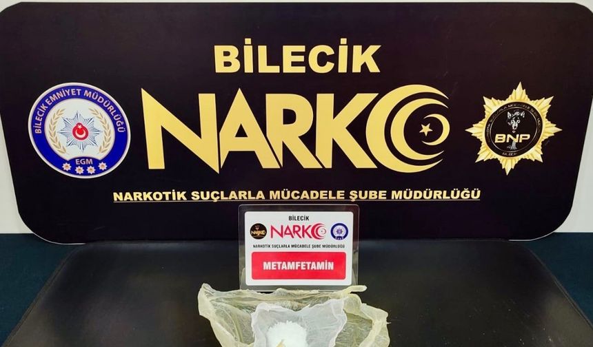Bilecik’te uyuşturucu operasyonu: 1 gözaltı