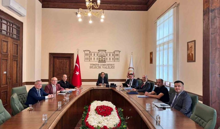 Bilecik’te vakıf adına yapılacak olan sosyal tesis için görüşmeler başladı