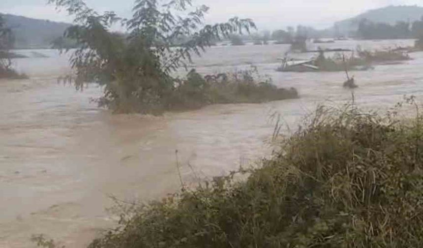 Göçkeada’da sel; tarım arazileri sular altında kaldı