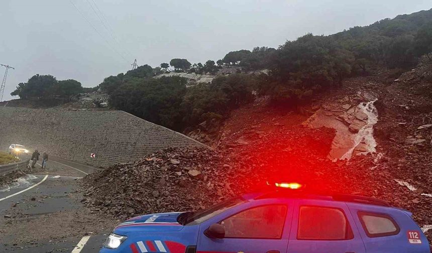 Gökçeada’da sele teslim olan bölgeler dron ile görüntülendi