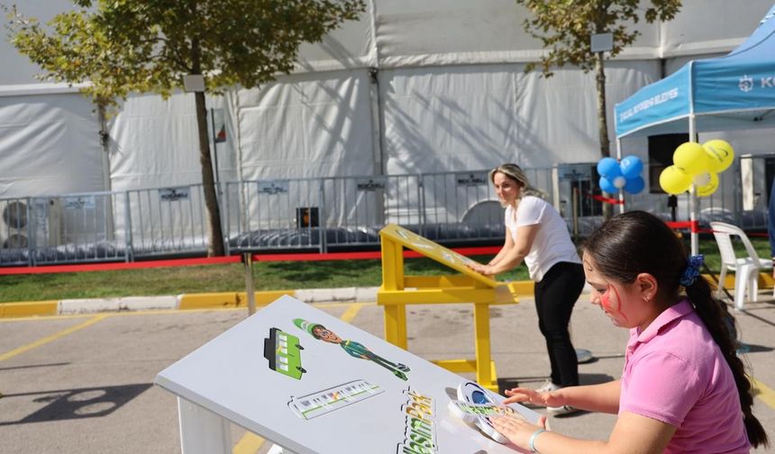UlaşımPark standı miniklerin gözdesi oldu
