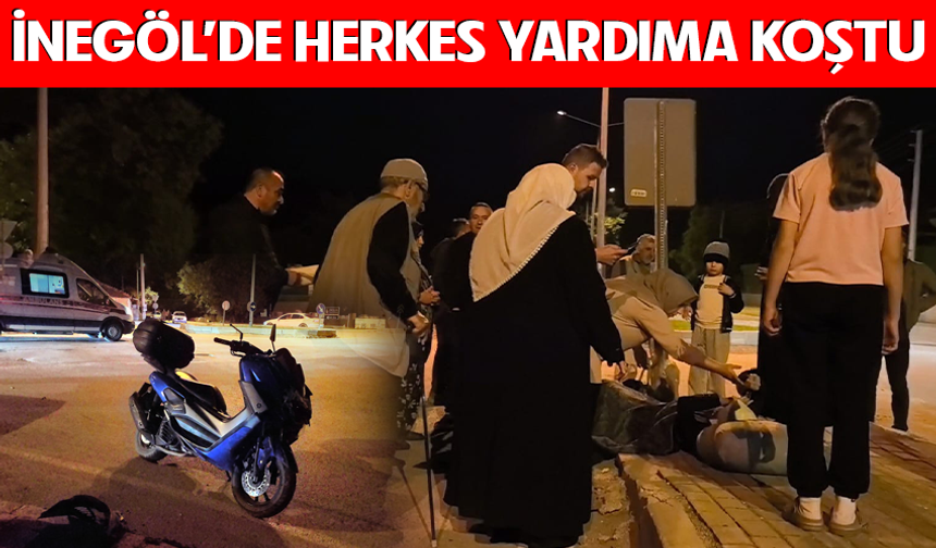 İnegöl'de herkes yardıma koştu