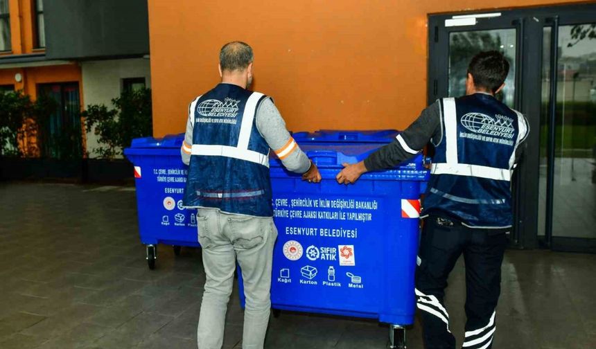 Esenyurt’ta sitelerde geri dönüşüm seferberliği başladı