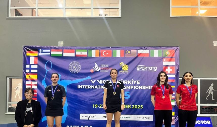 Osmangazili badmintoncu adını zirveye yazdırdı