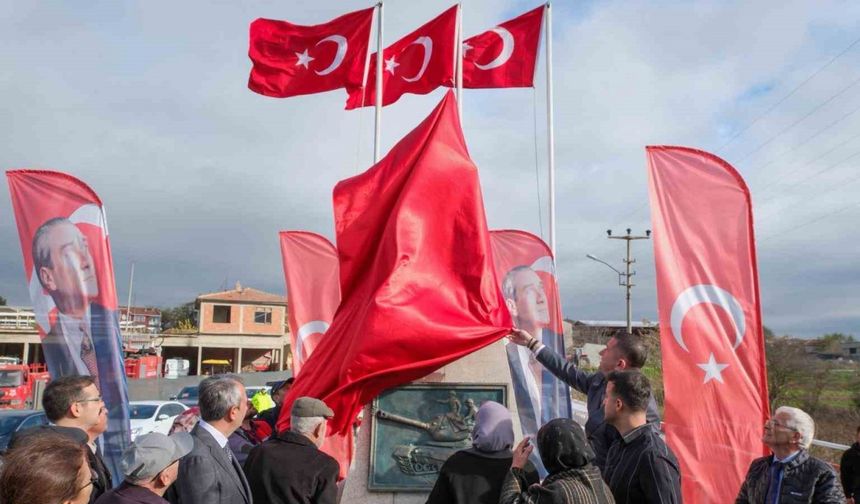 Restore edilen Üç Şehitler Anıtı’nın açılışında duygu dolu anlar yaşandı