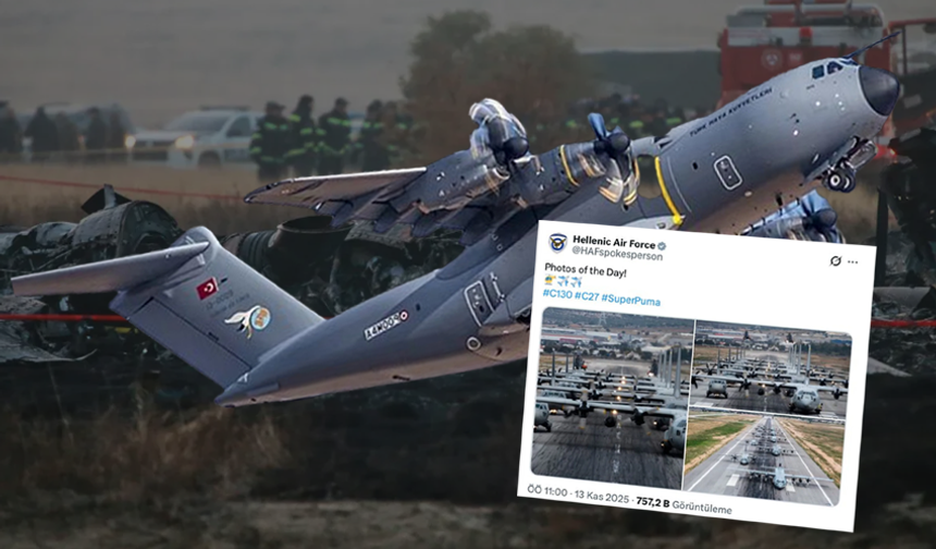 Yunanistan’ın skandal C-130 paylaşımı!